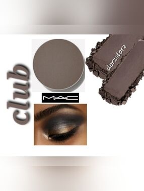 MAC Eye Shadow Refill •CLUB• Satin Finish • Duochrome Brown Green • .05 oz • NIB